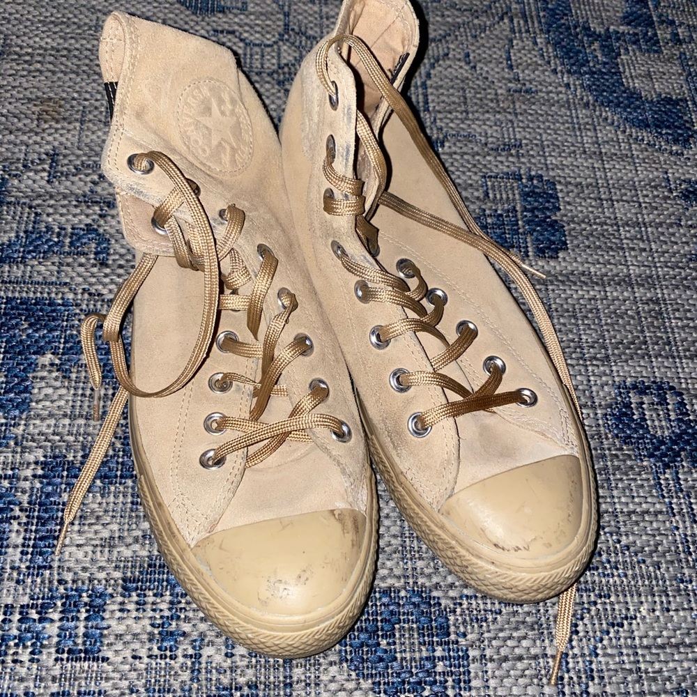 All tan converse- sold as is